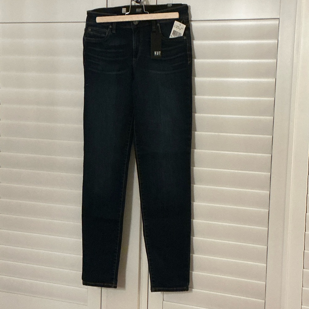 Kut from the Kloth Women's Deep Indigo Skinny Jeans